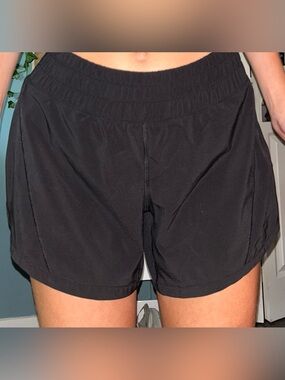lululemon swiftly shorts in black